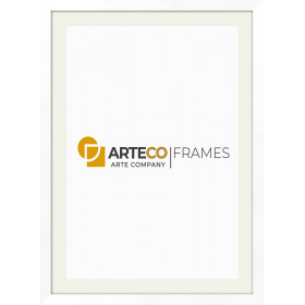 White wooden frame 2cm with...