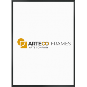 Black aluminum frame 1cm